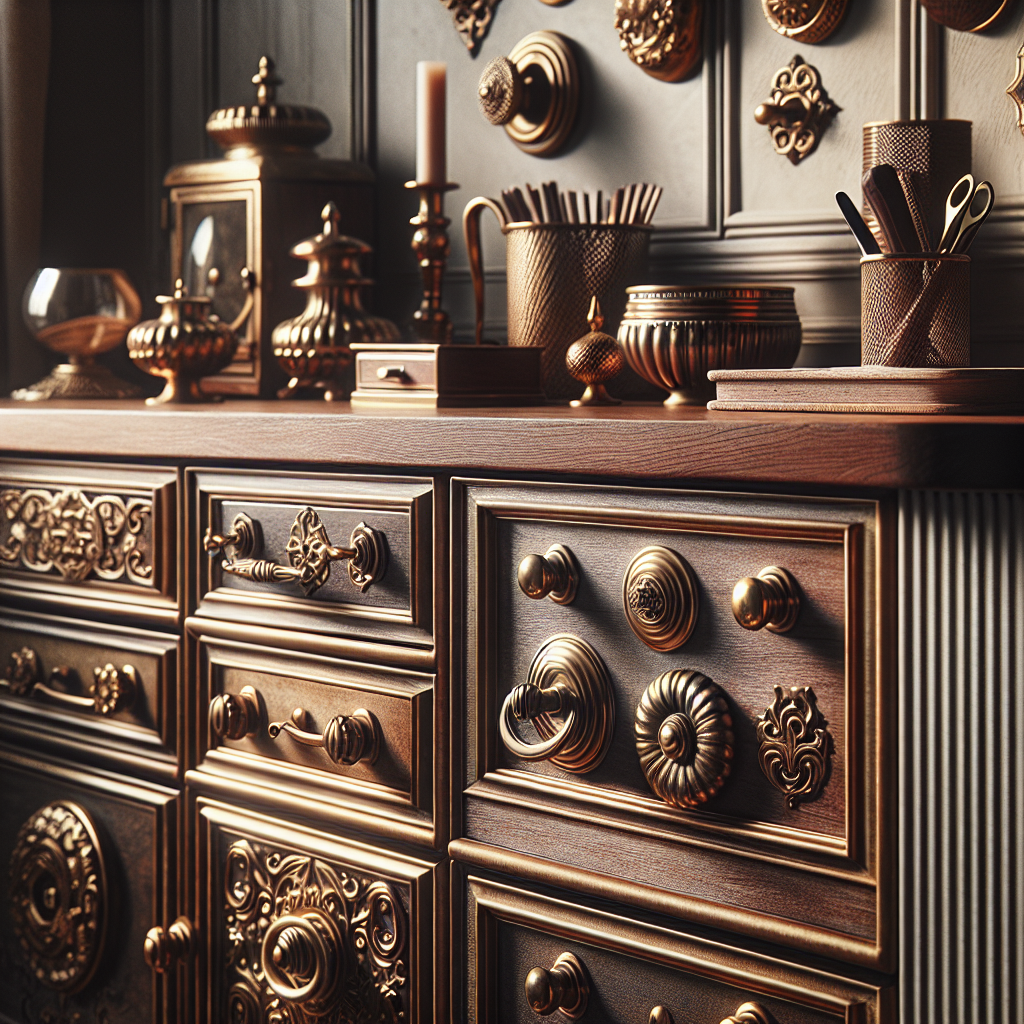 Golden Heritage: Vintage Brass Pulls for Timeless Charm